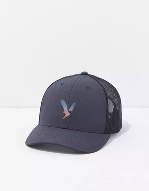 Chapeaux American Eagle AEO Trucker Bleu Marine Homme | CTX-14307947